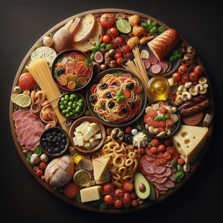 Ideas de entradas para un menú Comida Italiana